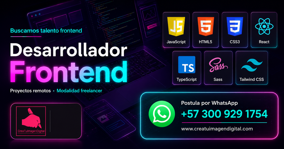 Desarrollador Frontend