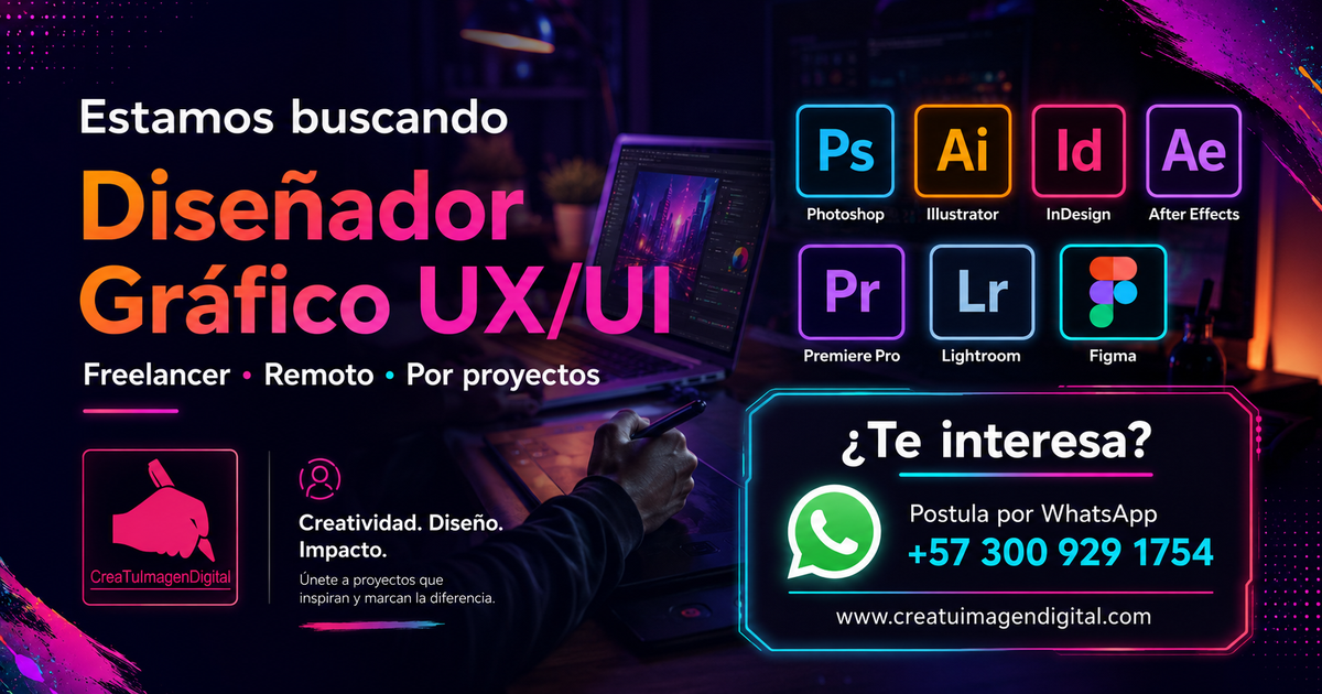 Disenador Grafico UX/UI